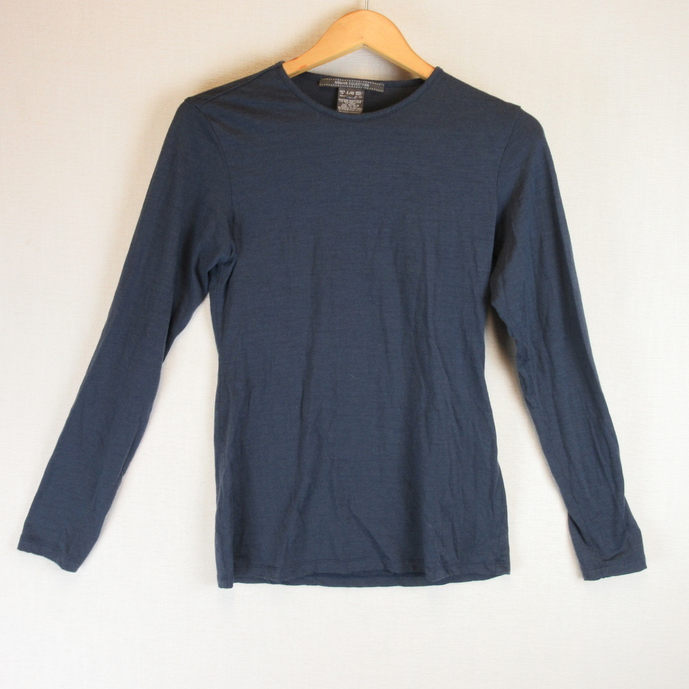 Asmar Equestrian Merino Wool Long Sleeve Base Layer Tee Size L